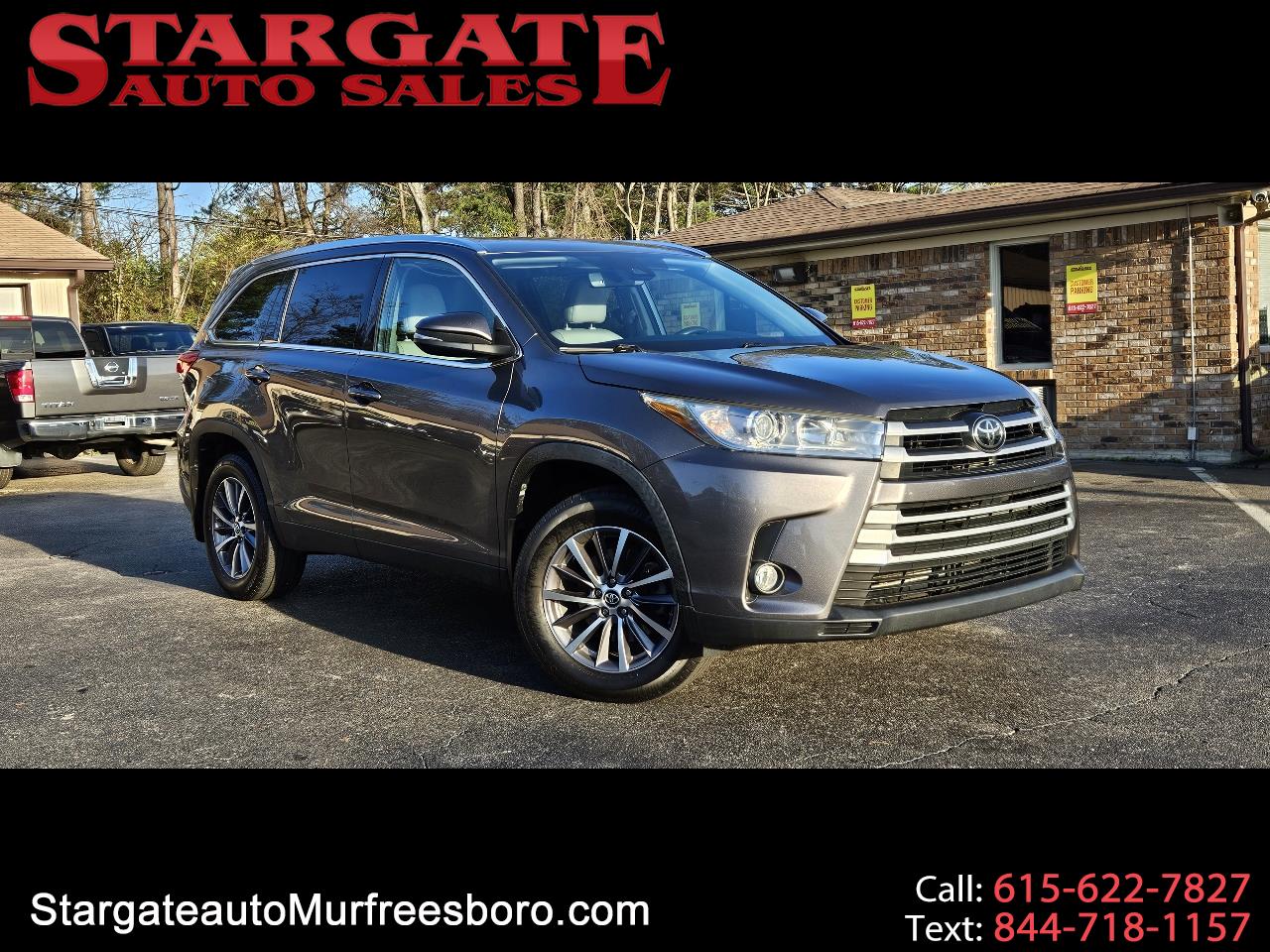 Toyota Highlander XLE V6 AWD (Natl) 2019