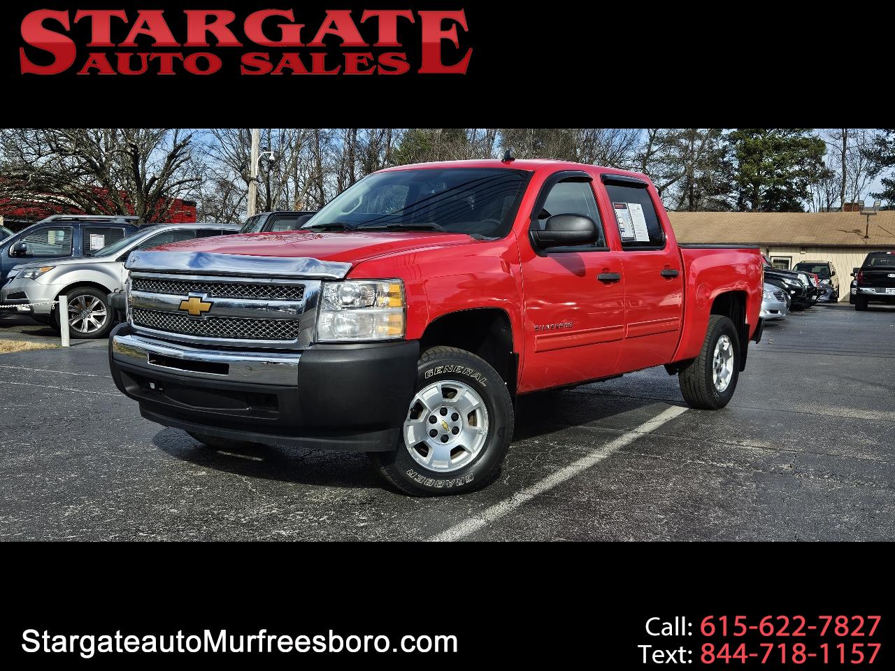 2013 Chevrolet Silverado 1500 4WD Crew Cab 143.5" LT