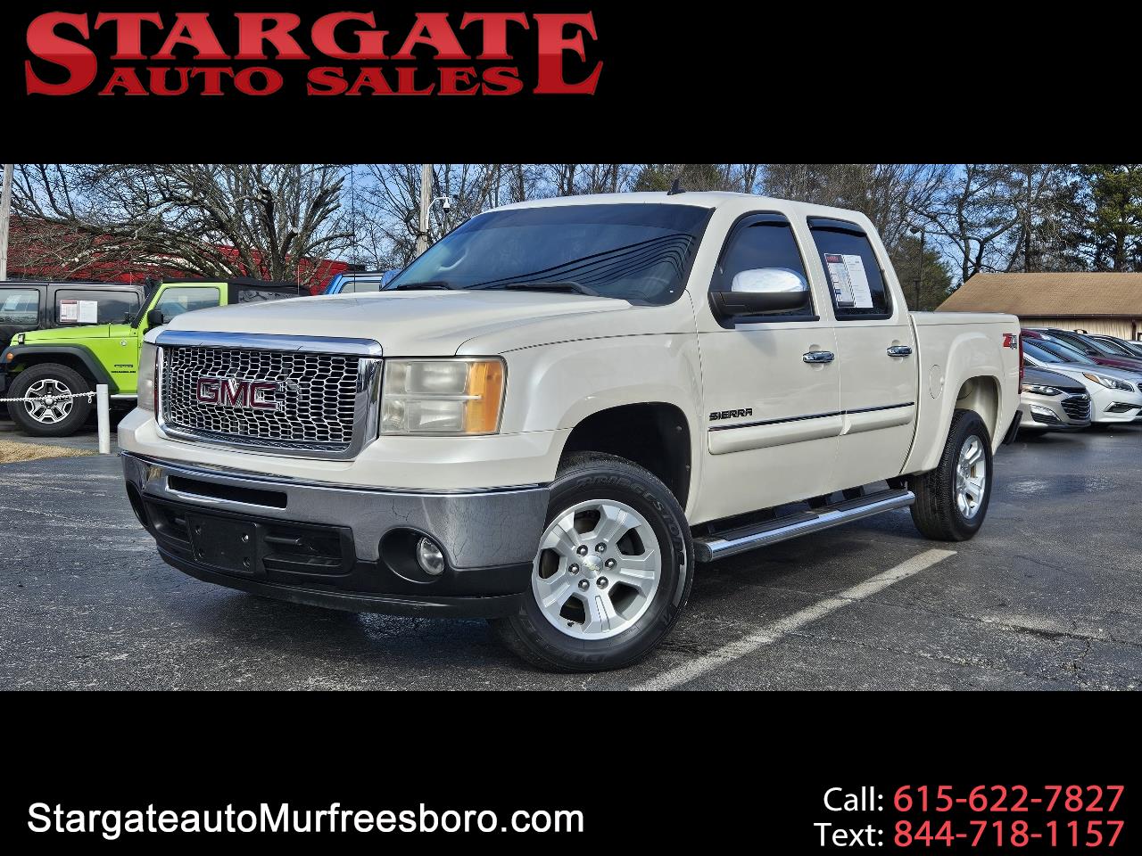 2011 GMC Sierra 1500 4WD Crew Cab 143.5" SLE