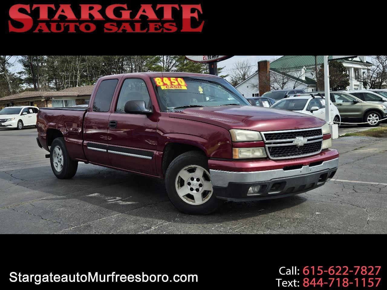2006 Chevrolet Silverado 1500 Ext Cab 143.5" WB 2WD LT1