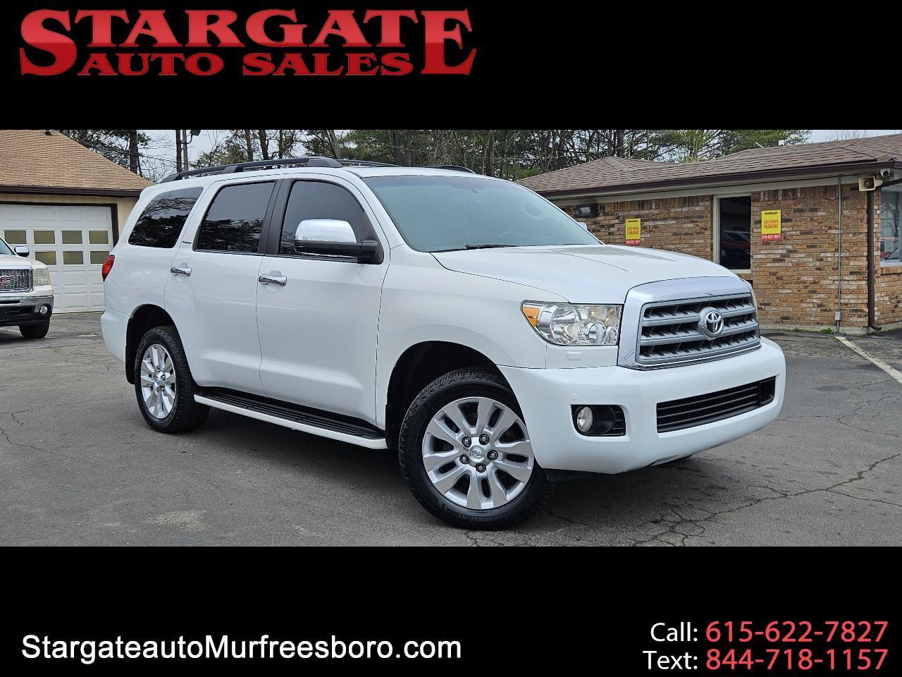 Toyota Sequoia 4WD 5.7L Platinum (Natl) 2012