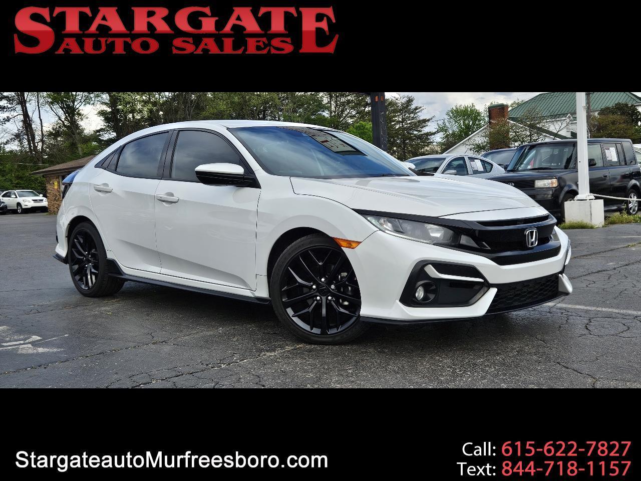 2021 Honda Civic Hatchback Sport CVT