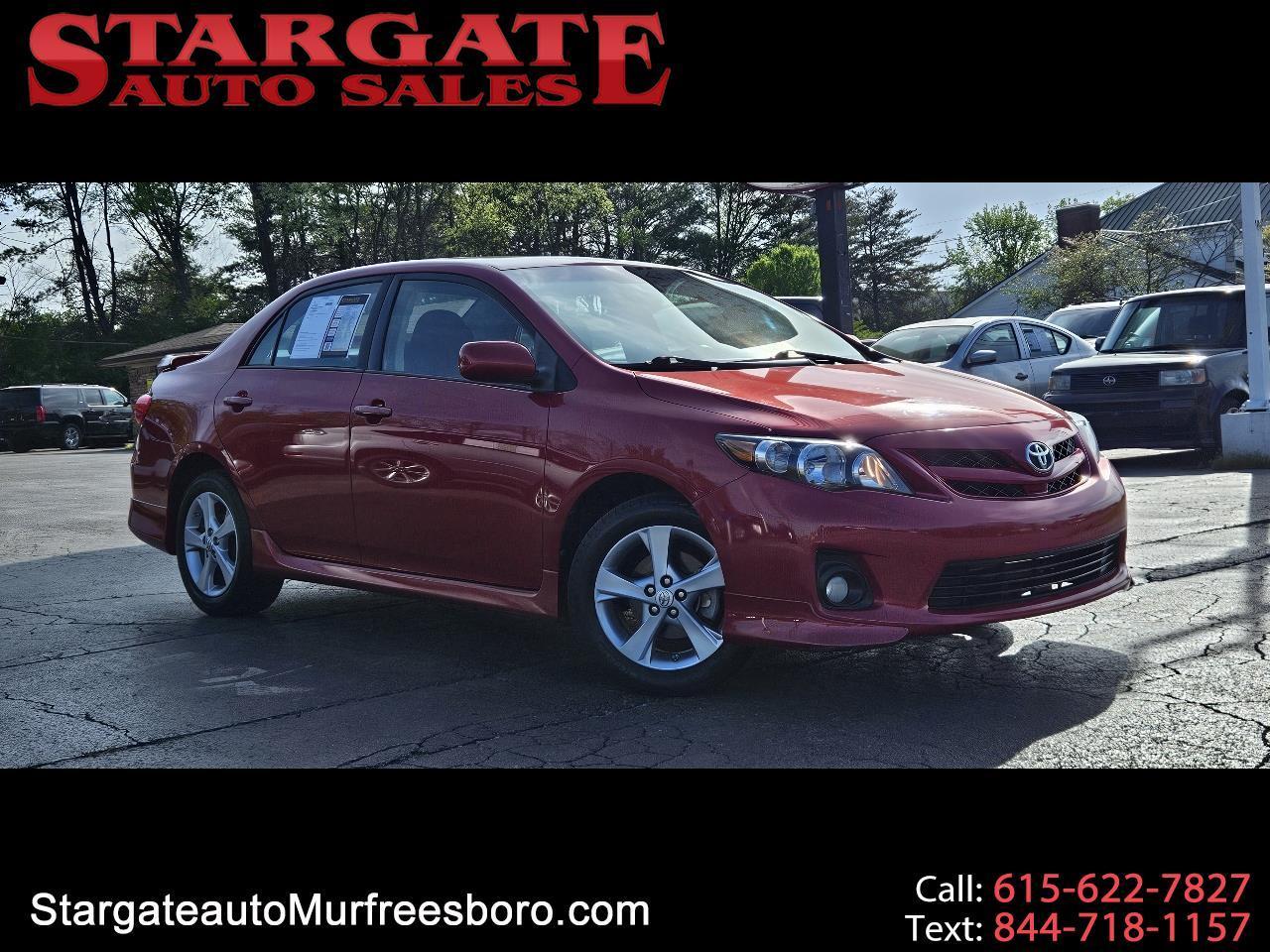 2011 Toyota Corolla 4dr Sdn Auto S (Natl)