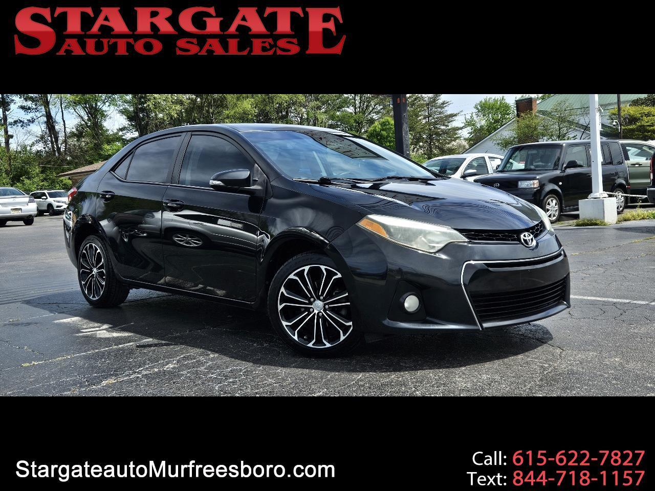 Toyota Corolla S Plus 4D Sedan 2014