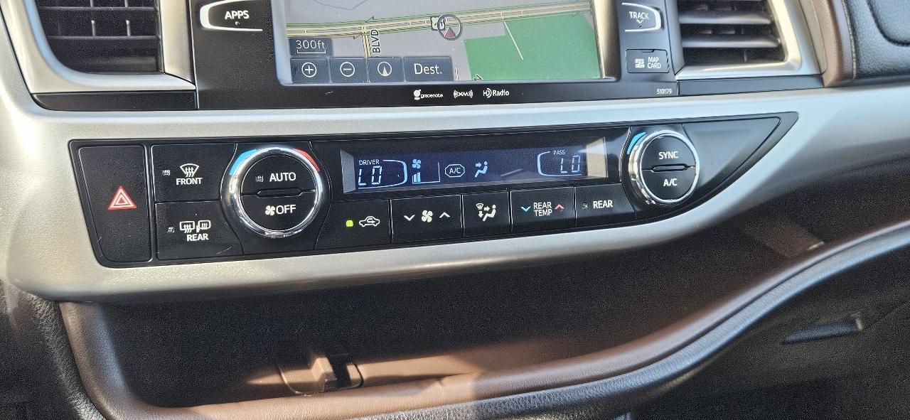 Toyota Highlander XLE V6 AWD (Natl) 2018