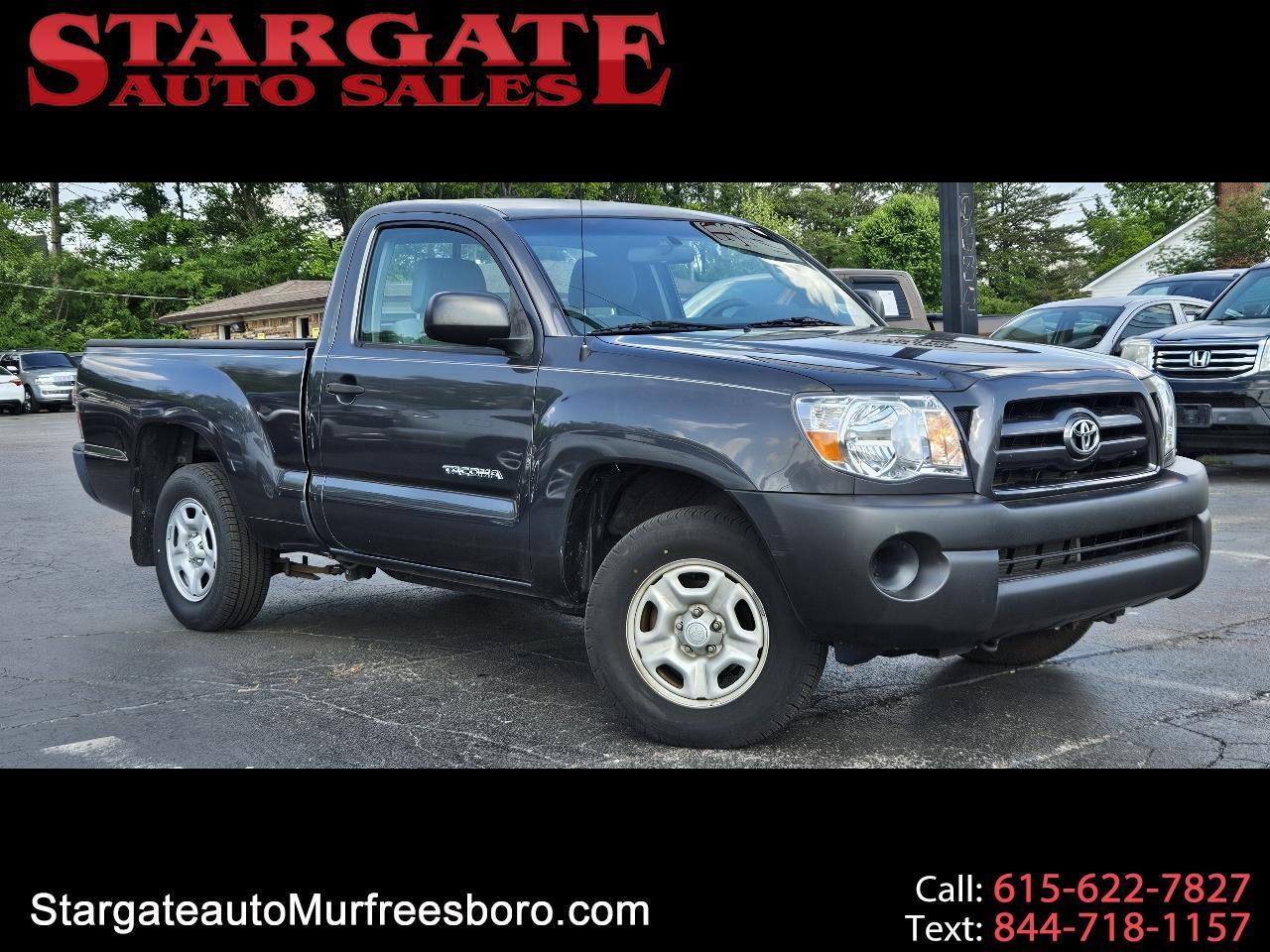 Toyota Tacoma 2WD Reg I4 MT (Natl) 2010