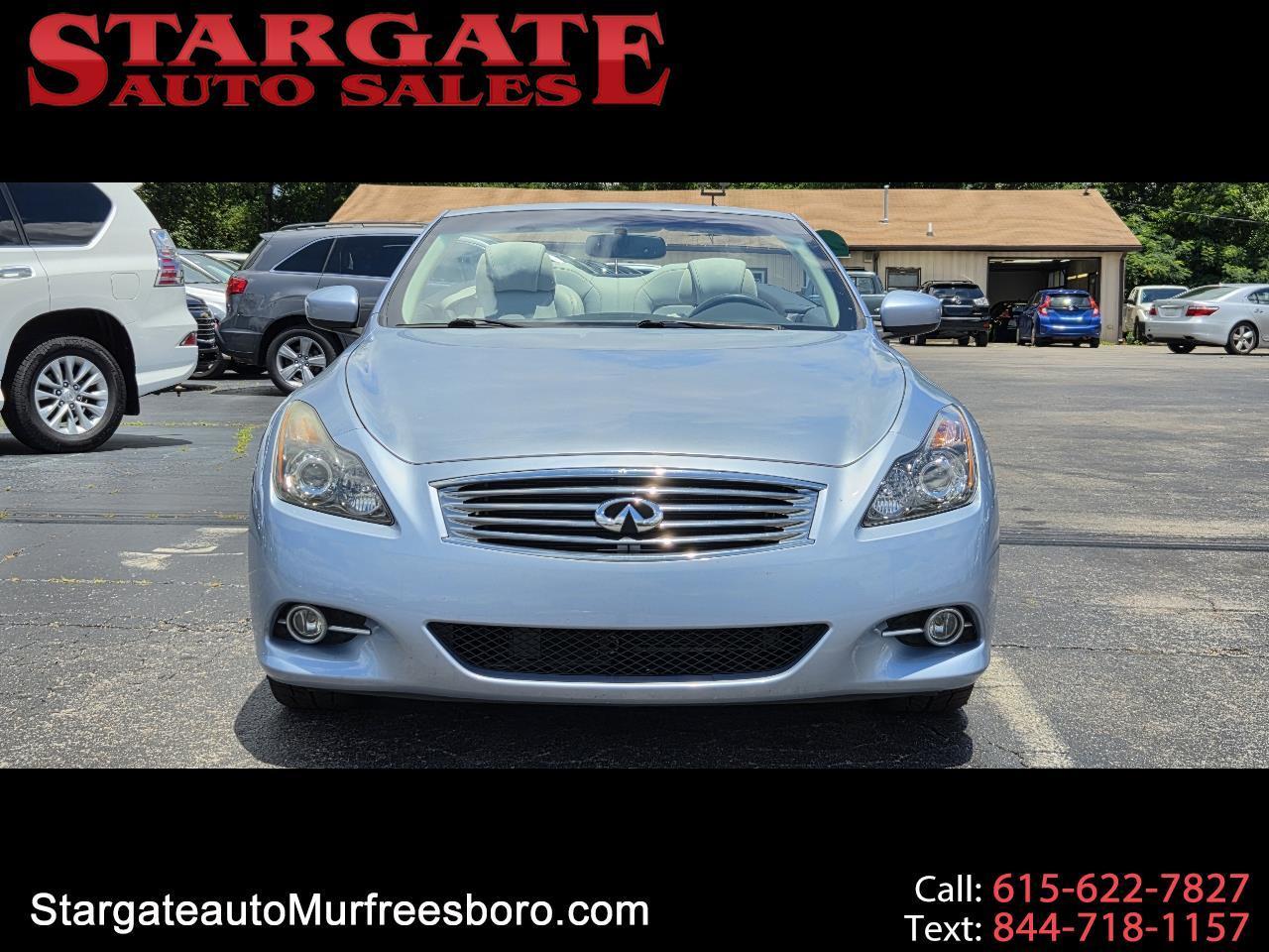 Infiniti G37 Convertible 2dr Base 2012