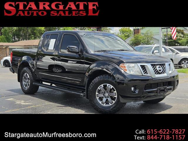 Black 2014 Nissan Frontier Pickup Truck Four-Wheel Drive Automatic