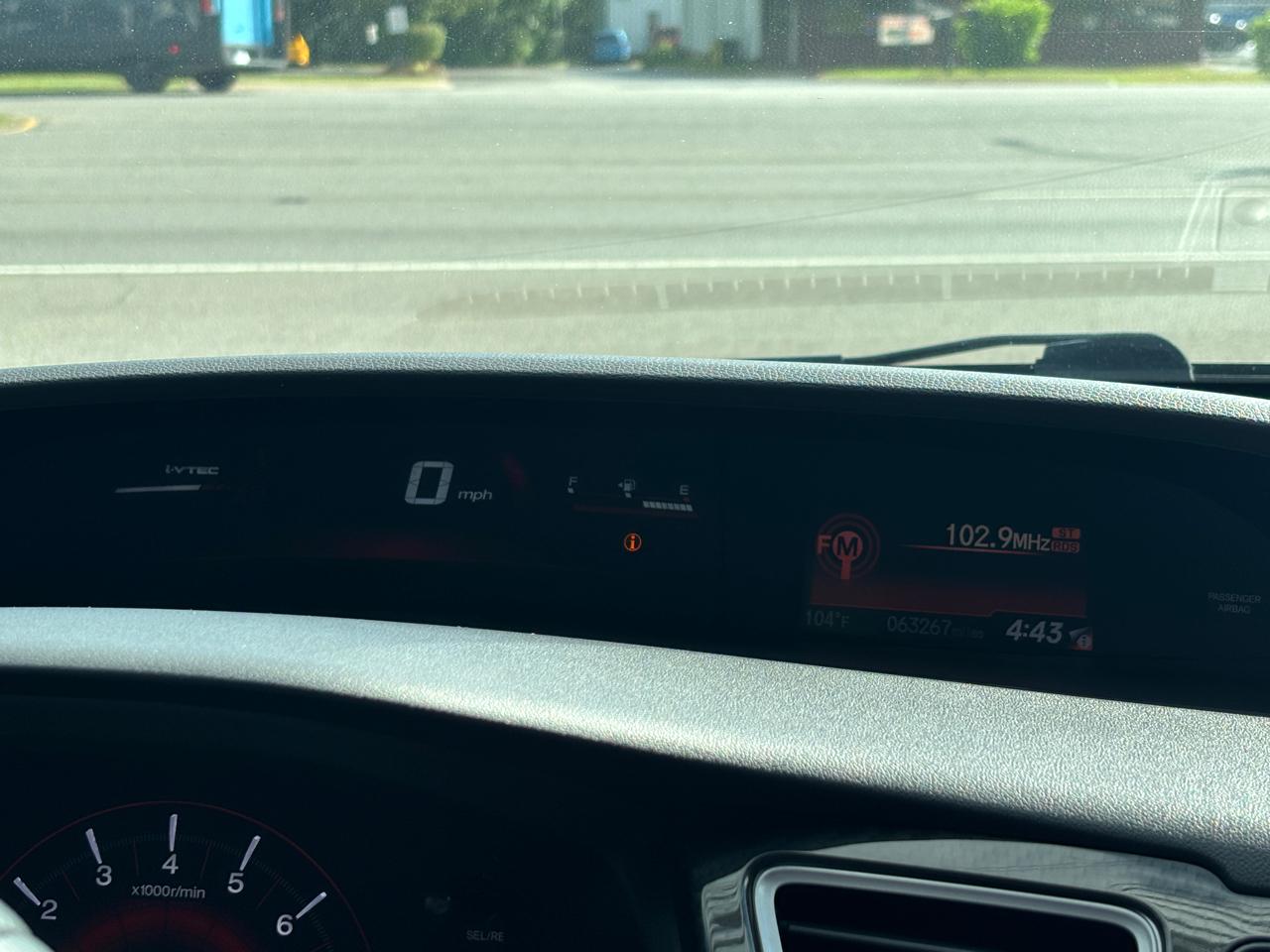 Honda Civic Si Sedan 6-Speed MT 2015
