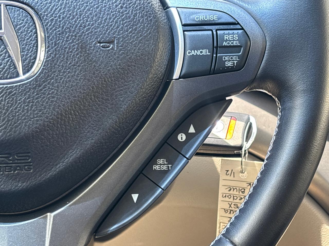 Acura TSX 4dr Sdn I4 Auto Tech Pkg 2012