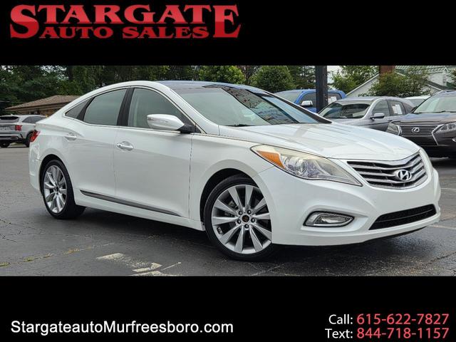 White 2014 Hyundai Azera Sedan Front-Wheel Drive Automatic