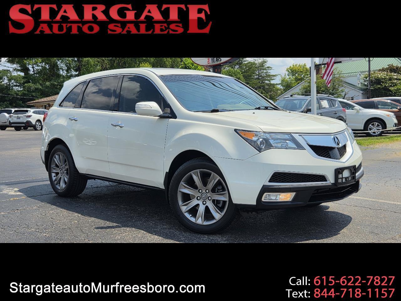 2012 Acura MDX AWD 4dr Advance Pkg