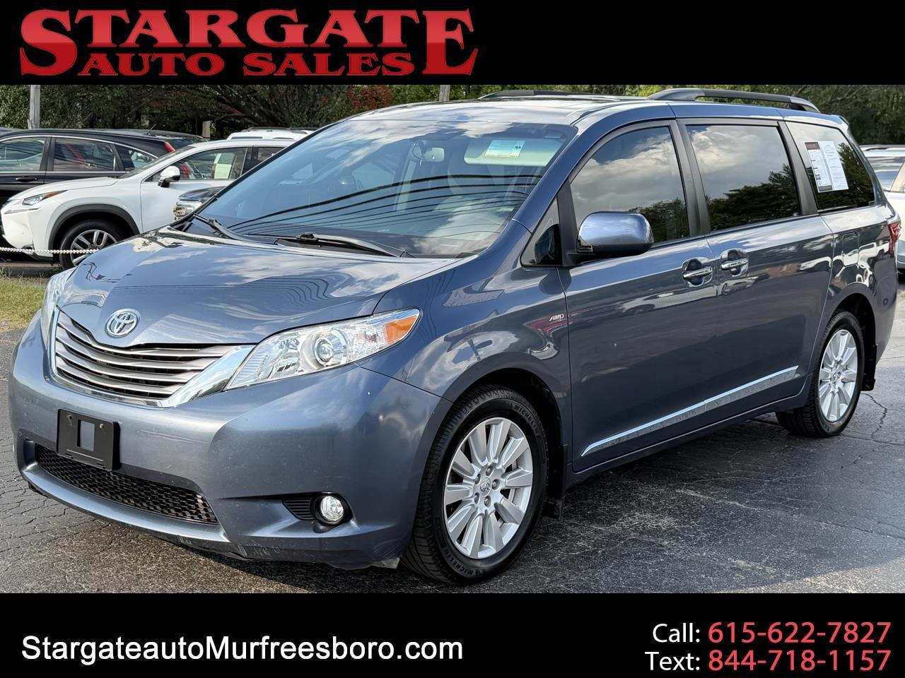 Toyota Sienna Limited Premium AWD 7-Passenger (Natl) 2017