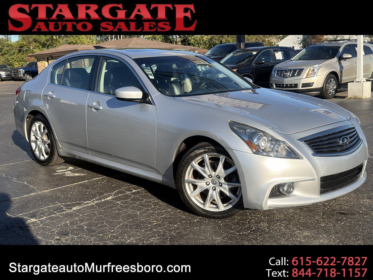 2012 INFINITI G37 Sedan