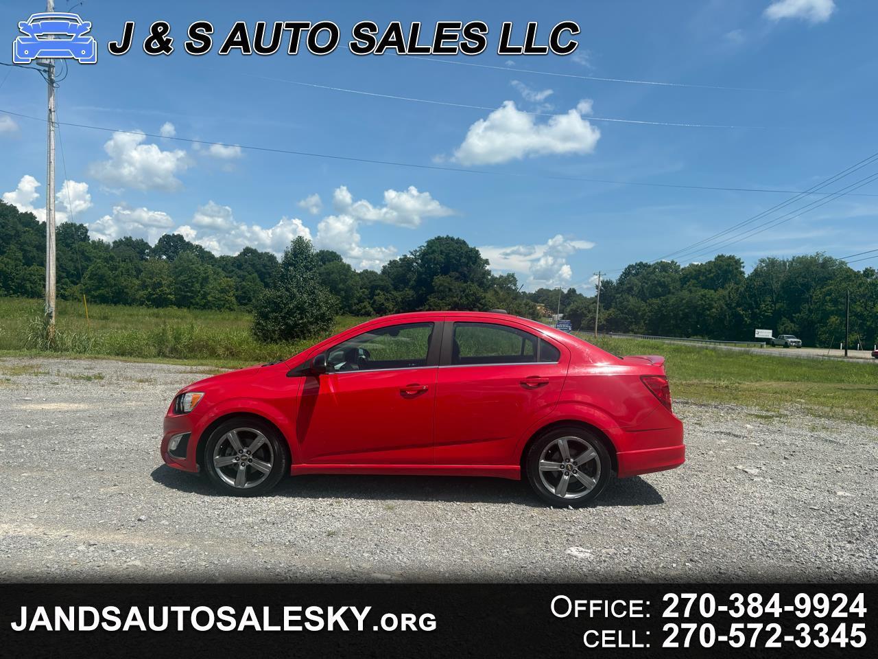 Chevrolet Sonic 4dr Sdn Auto RS 2016
