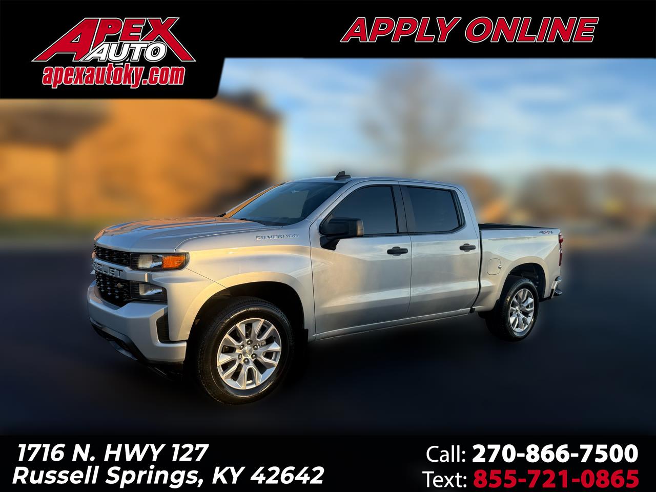 2020 Chevrolet Silverado 1500 Custom Crew Cab Short Box 4WD