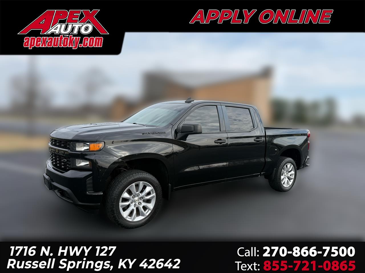 Chevrolet Silverado 1500 Custom Crew Cab Short Box 4WD 2021