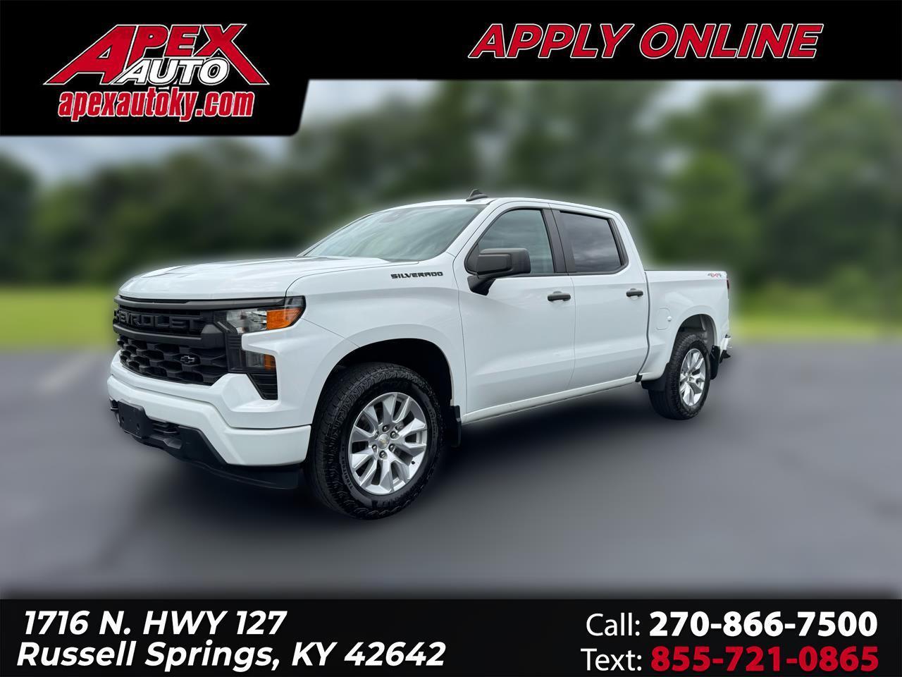 Chevrolet Silverado 1500 Custom Crew Cab 4WD 2022