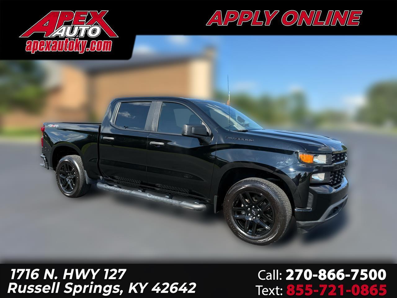 Chevrolet Silverado 1500 Custom Crew Cab Short Box 4WD 2021
