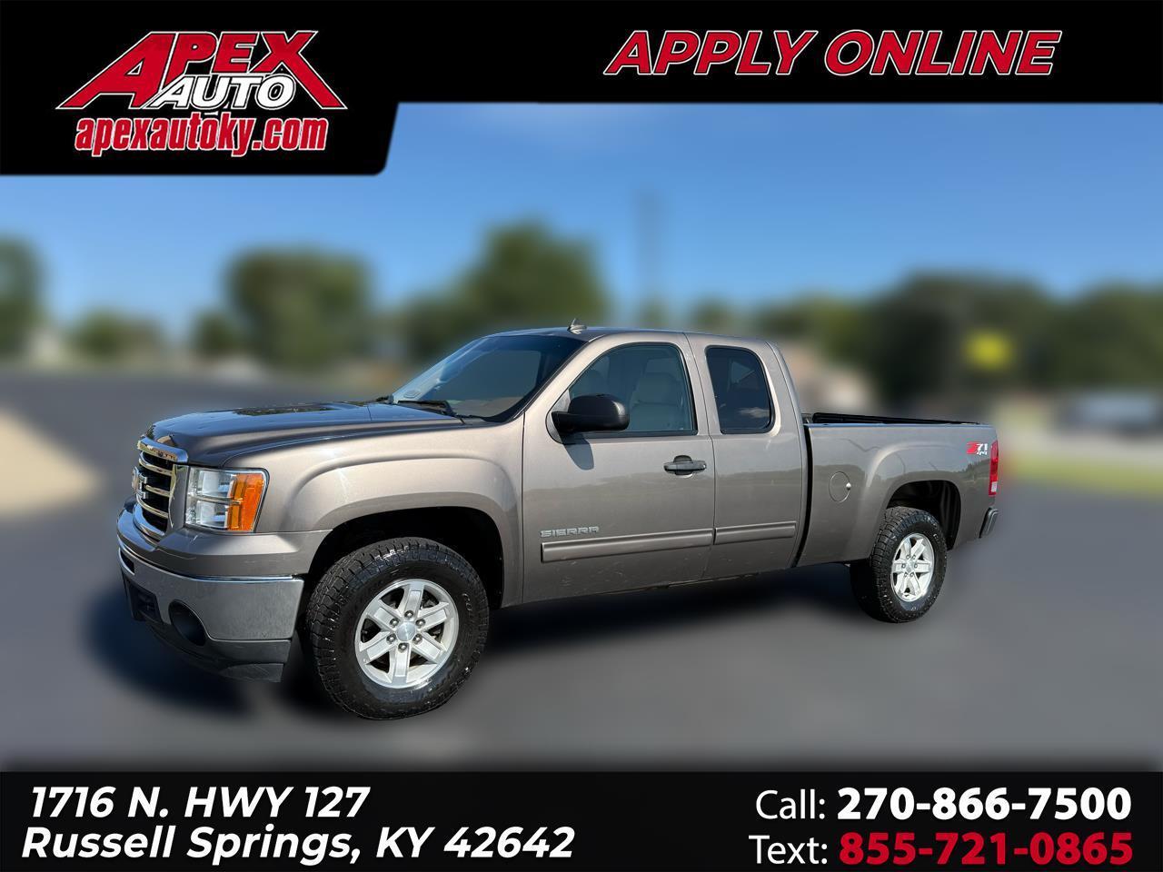 GMC Sierra 1500 SLE Ext. Cab 4WD 2012