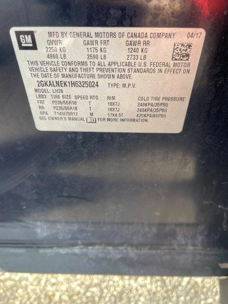 GMC Terrain SLE2 FWD 2017