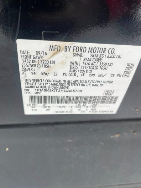 Ford Explorer Sport 4WD 2017