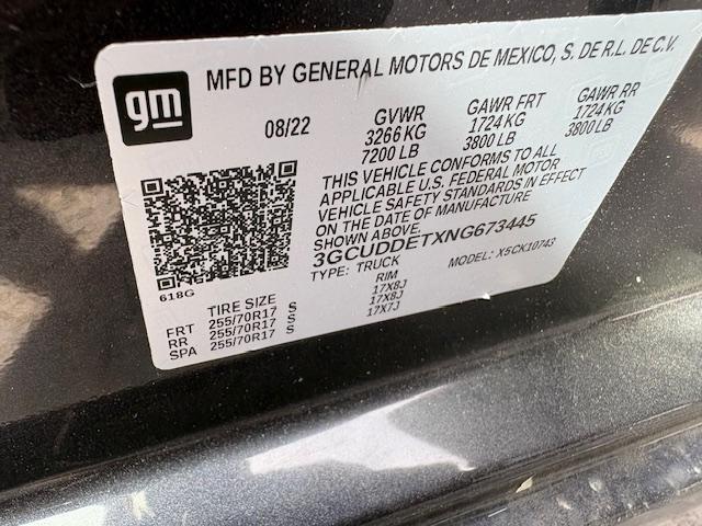 Chevrolet Silverado 1500 LT Crew Cab 4WD 2022