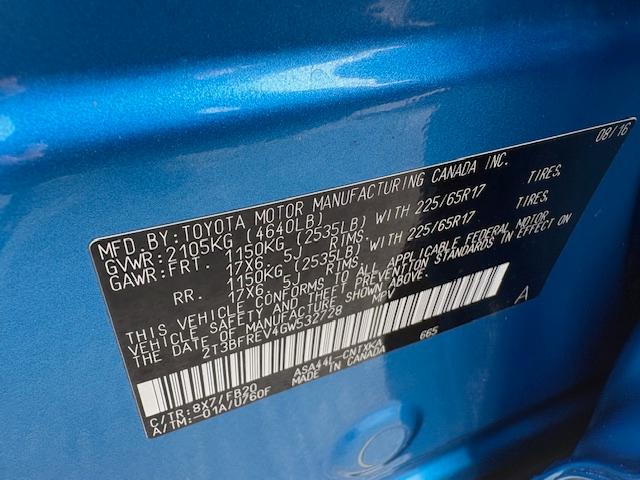 Toyota RAV4 LE AWD 2016