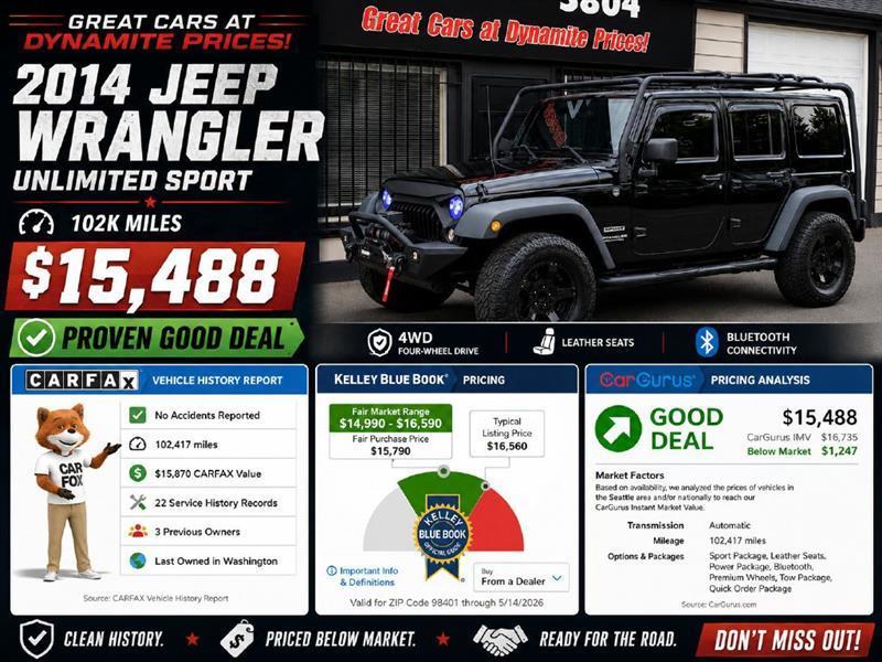 Jeep Wrangler Unlimited Sport 4WD 2014