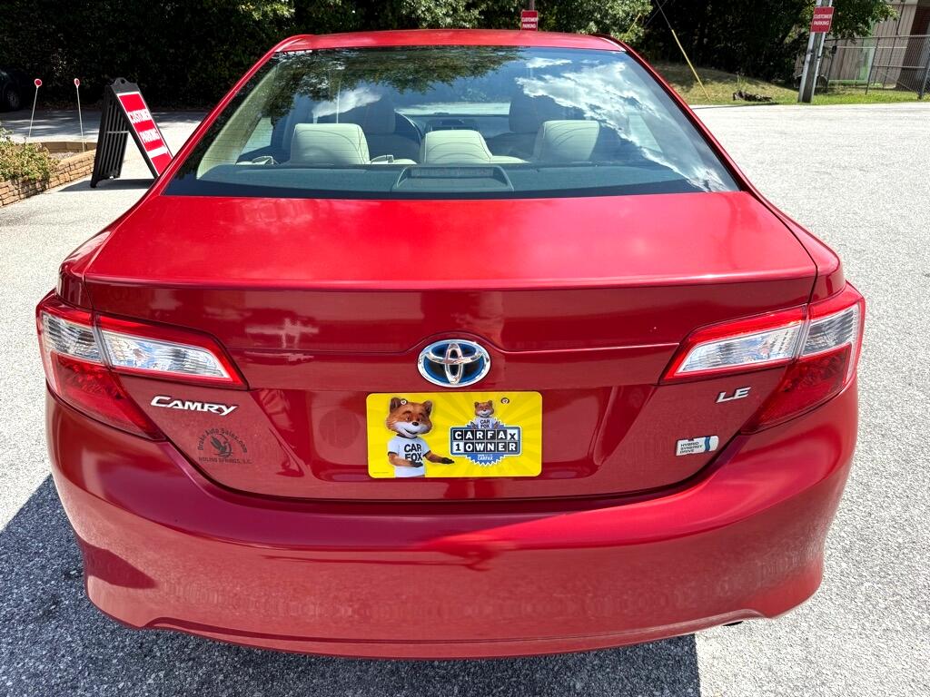 Toyota Camry Hybrid 4dr Sdn XLE (Natl) 2012 Toyota Camry Hybrid 4dr Sdn XLE (Natl) 2012