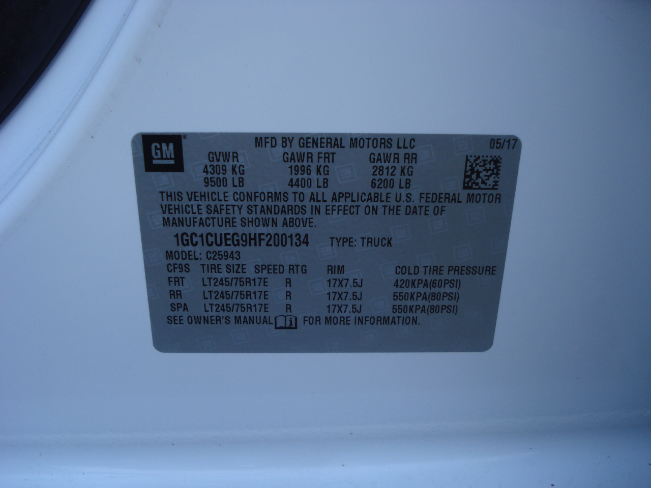 Chevrolet Silverado 2500HD  2017