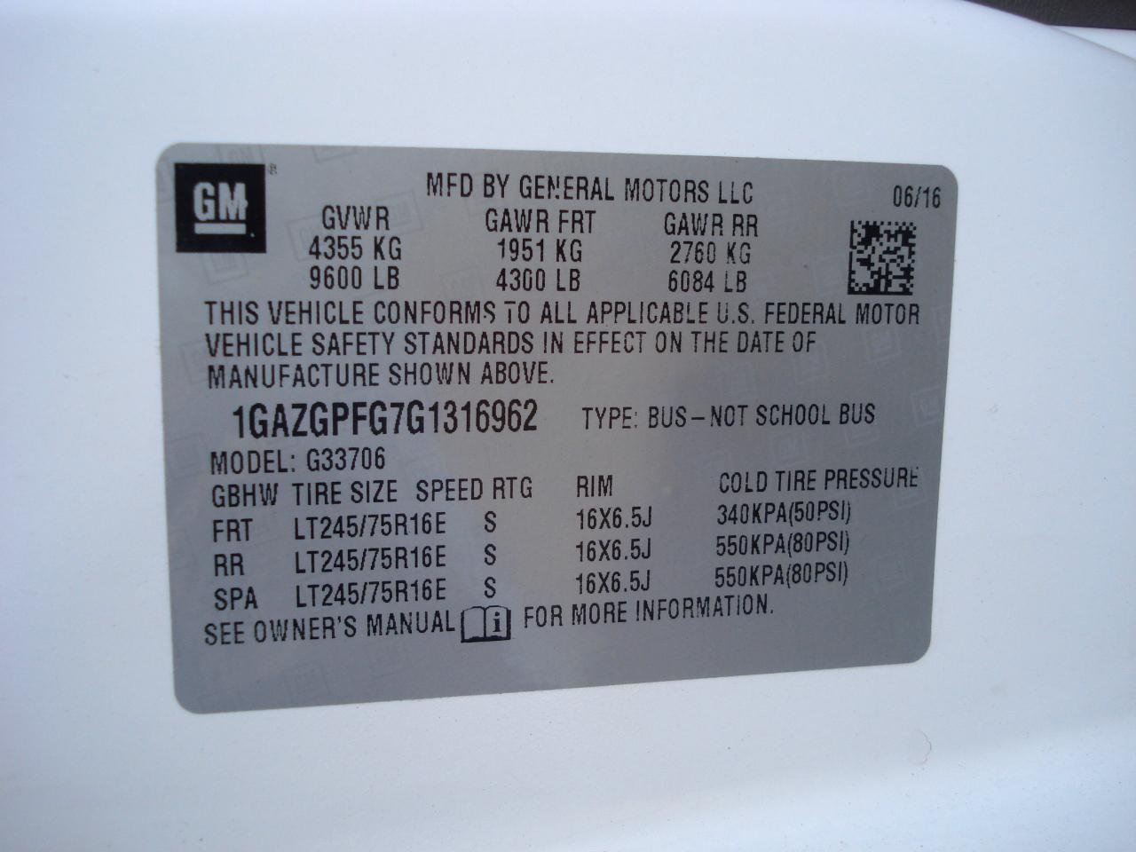 Chevrolet Express  2016