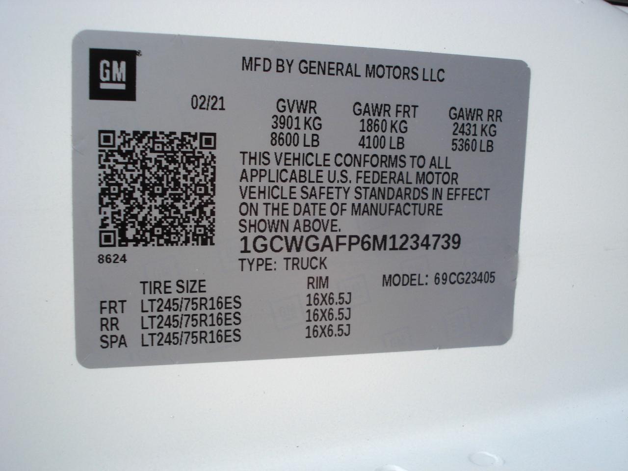 Chevrolet Express 2500 Cargo 2021