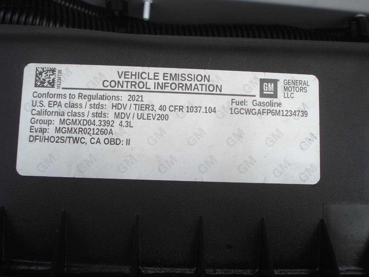 Chevrolet Express 2500 Cargo 2021