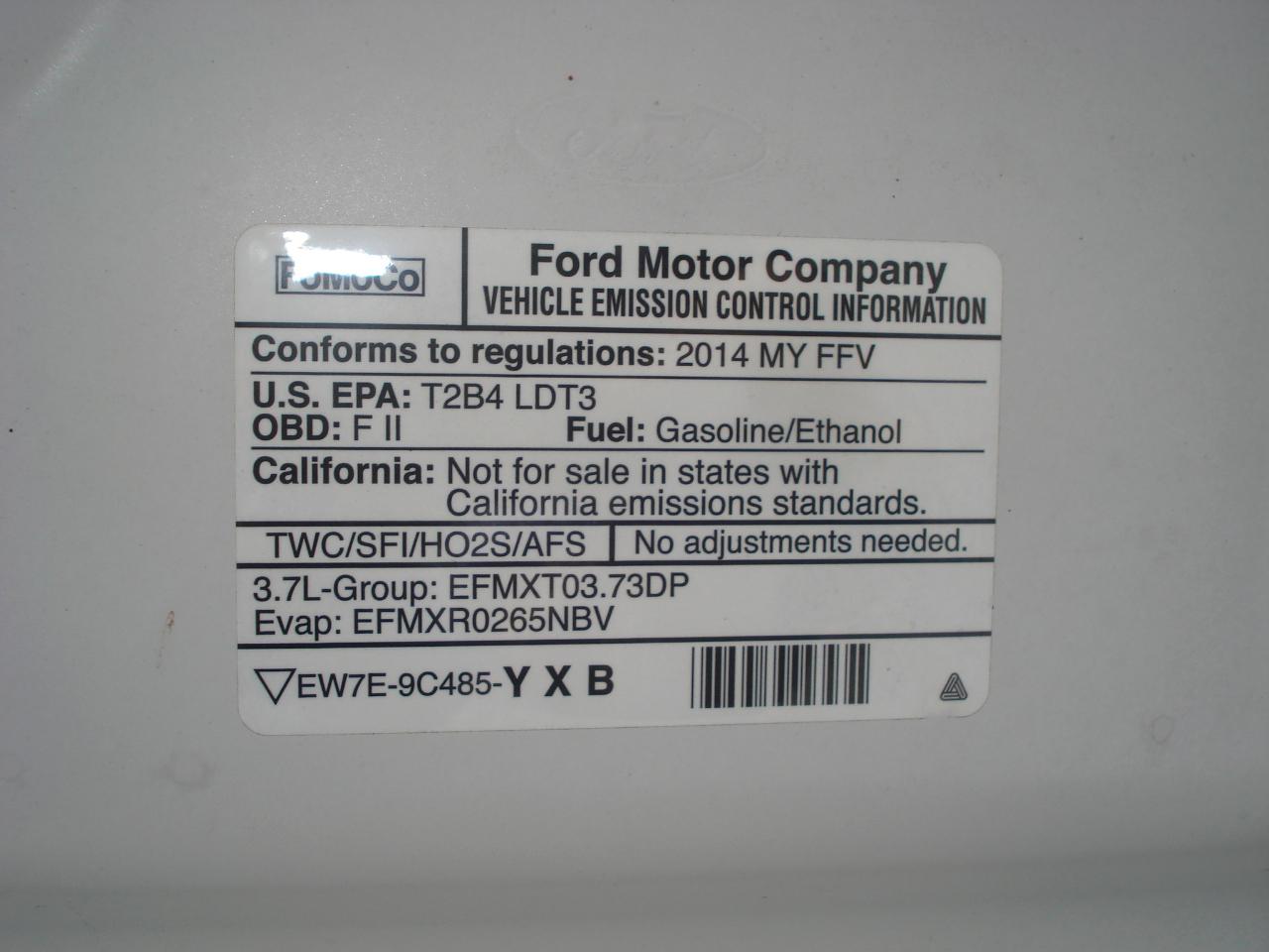 Ford F-150 XL 8-ft. Bed 4WD 2014