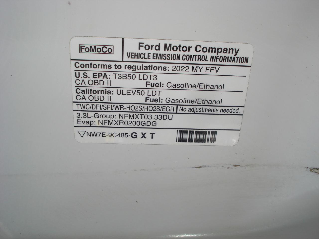 Ford F-150 XL Reg. Cab Long Bed 2WD 2022