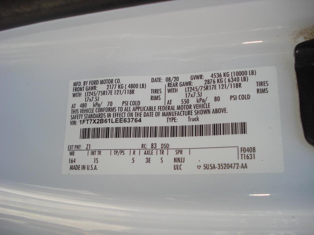 Ford F-250 SD  2020