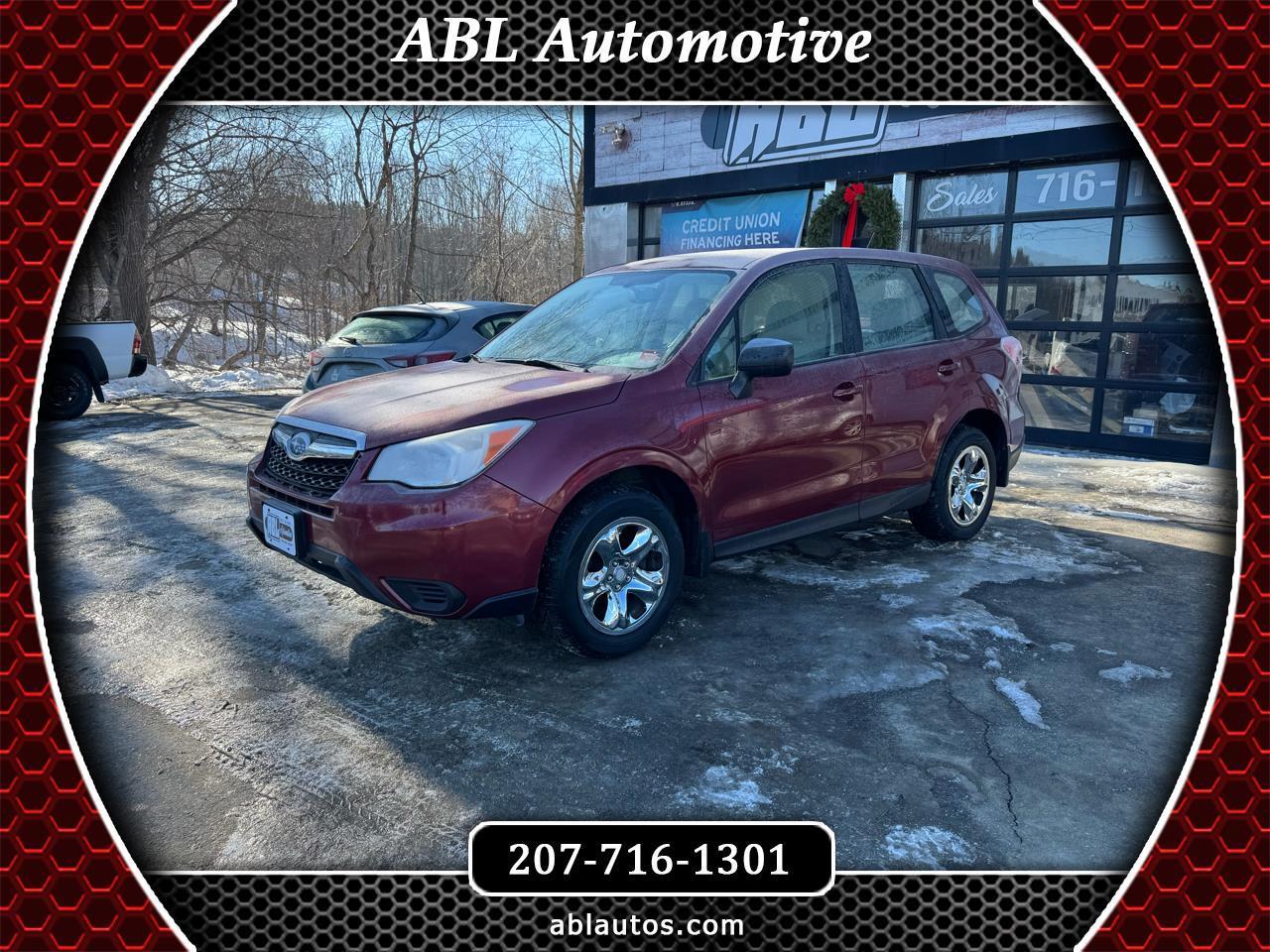 2015 Subaru Forester 4dr Man 2.5i PZEV