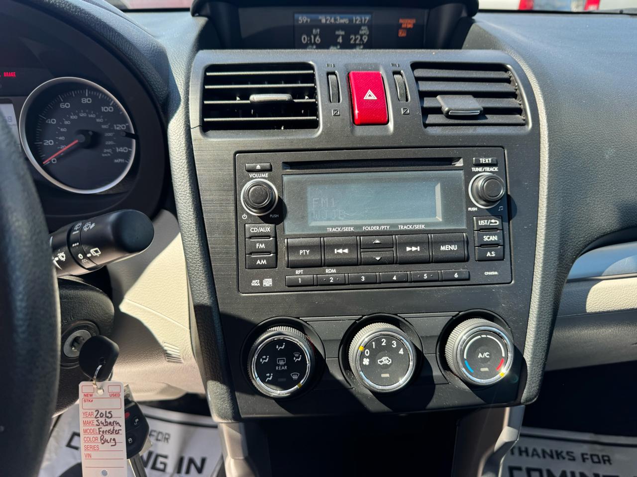 Subaru Forester 4dr Man 2.5i PZEV 2015