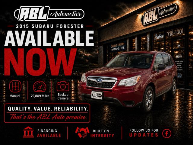 BURG 2015 Subaru Forester 2.5i SUV / Crossover All-Wheel Drive 6-Speed Manual