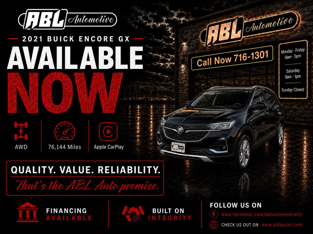 Buick Encore GX AWD 4dr Preferred 2021