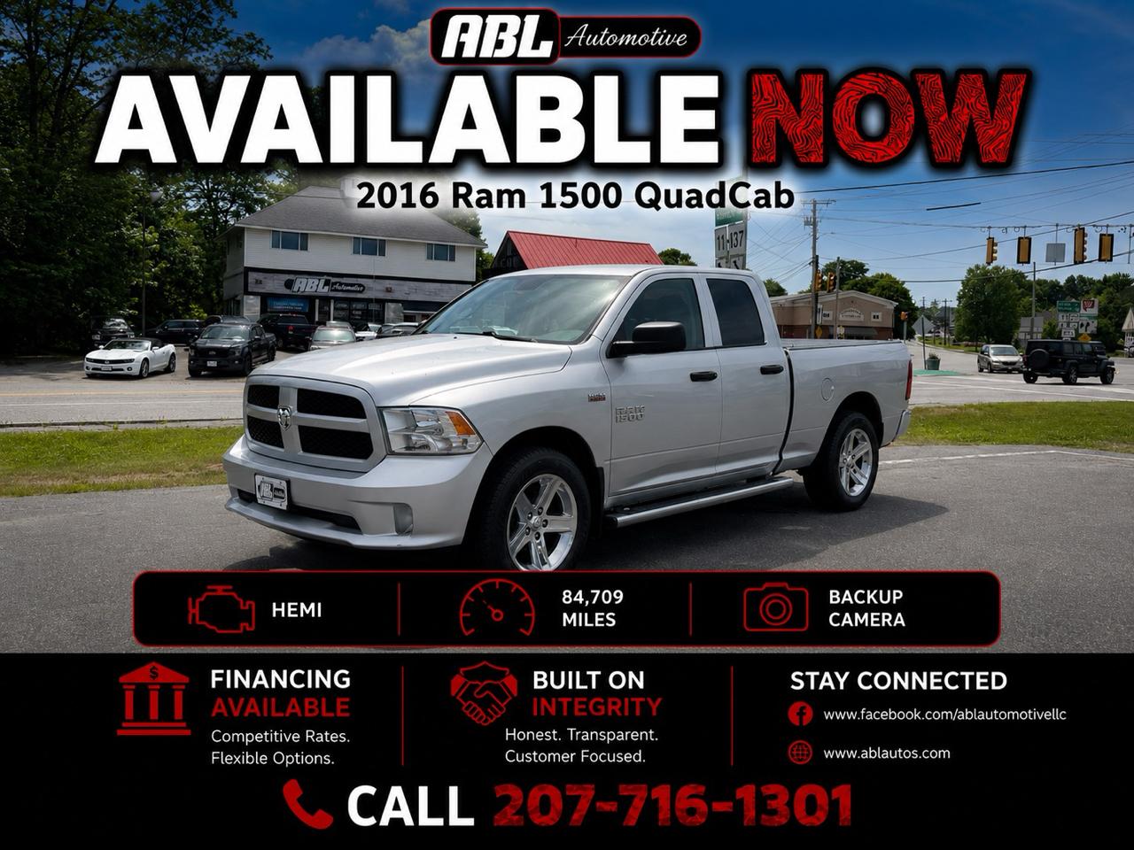 2016 RAM 1500 4WD Quad Cab 140.5" Express