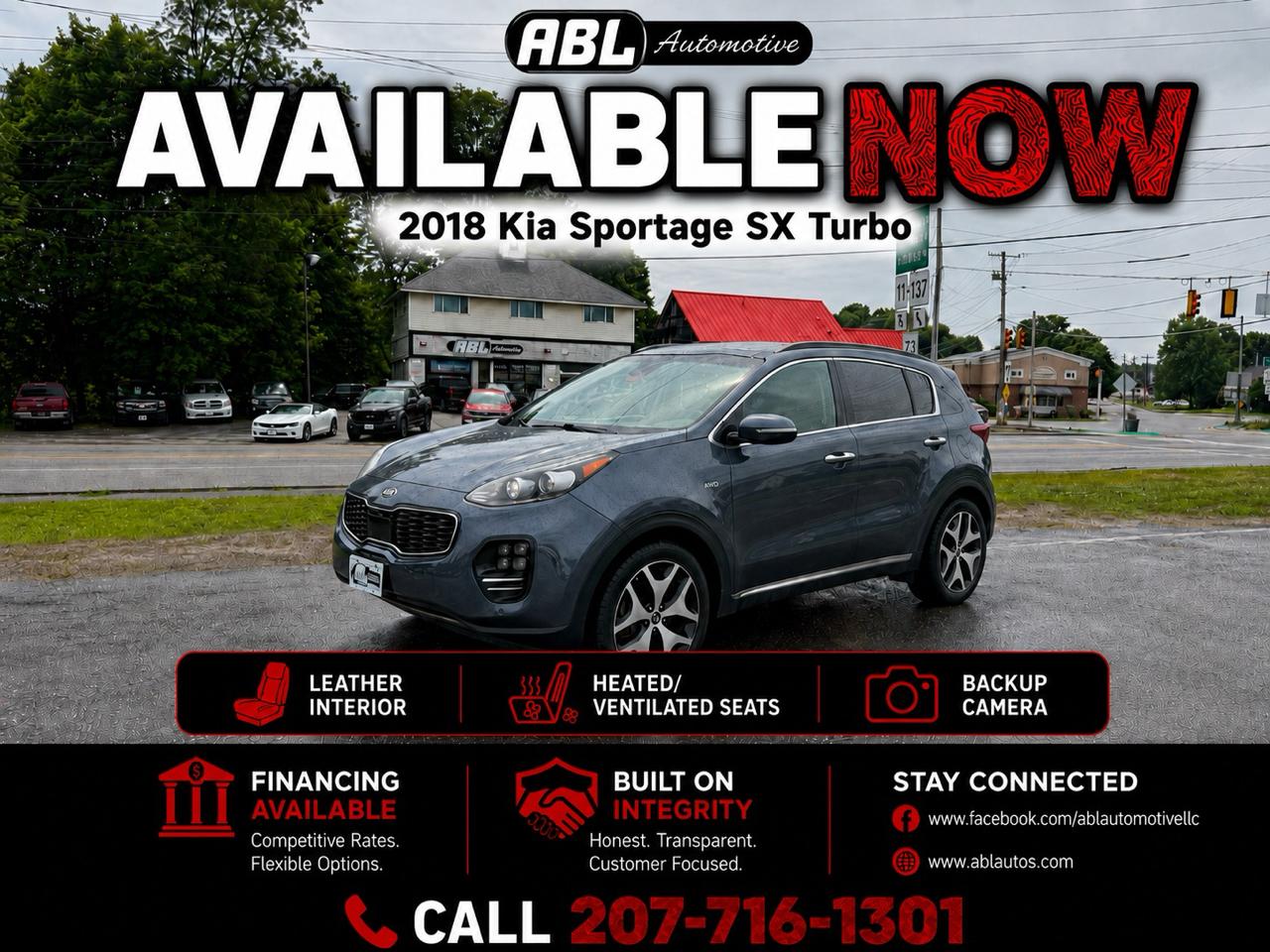 2018 Kia Sportage SX Turbo AWD