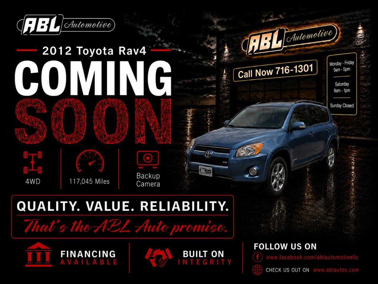 2012 Toyota RAV4 4WD 4dr V6 Limited (Natl)
