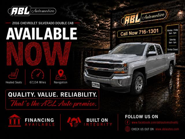 2016 Chevrolet Silverado 1500 LT Double Cab 4WD