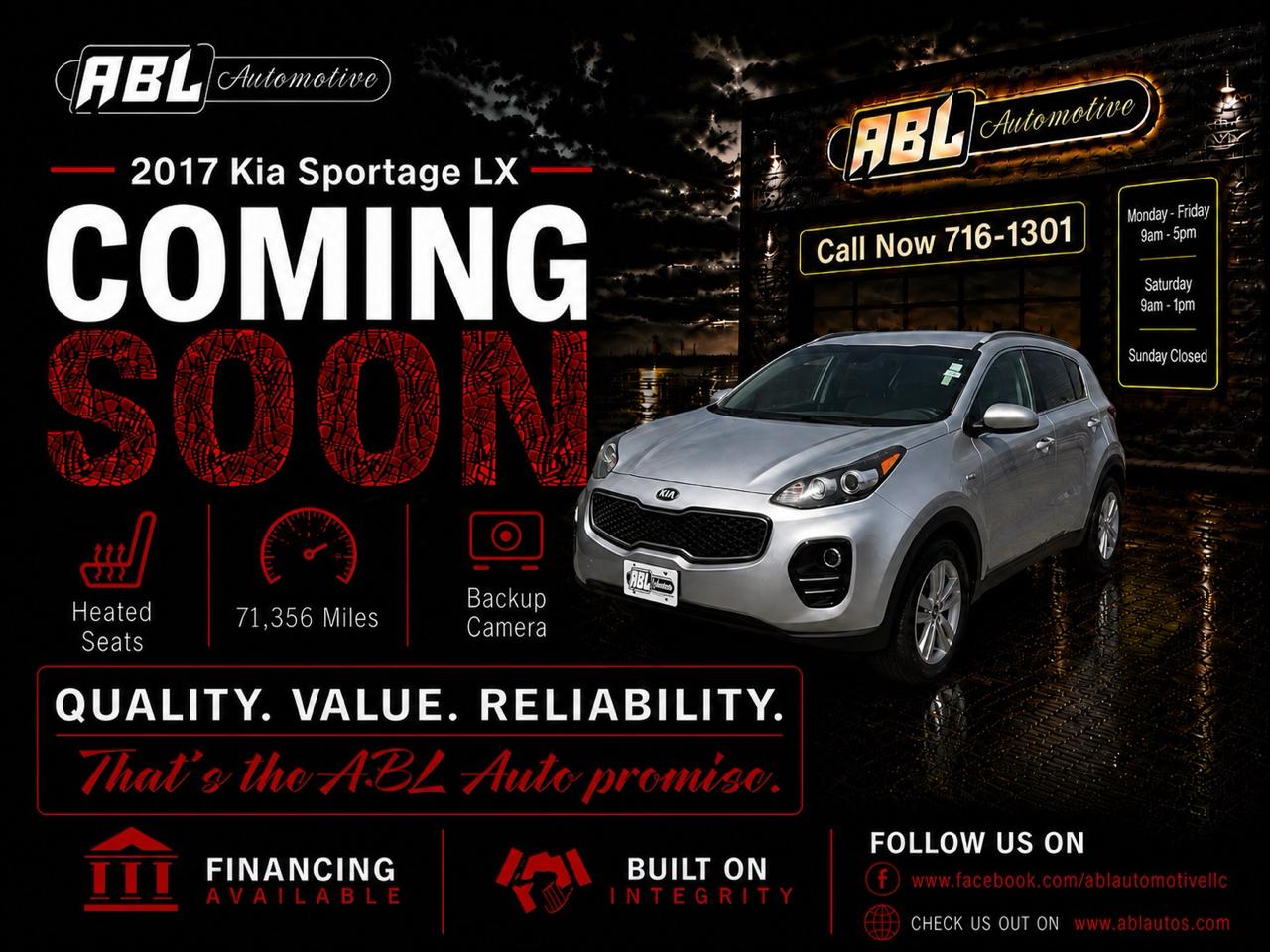 Kia Sportage LX AWD 2017