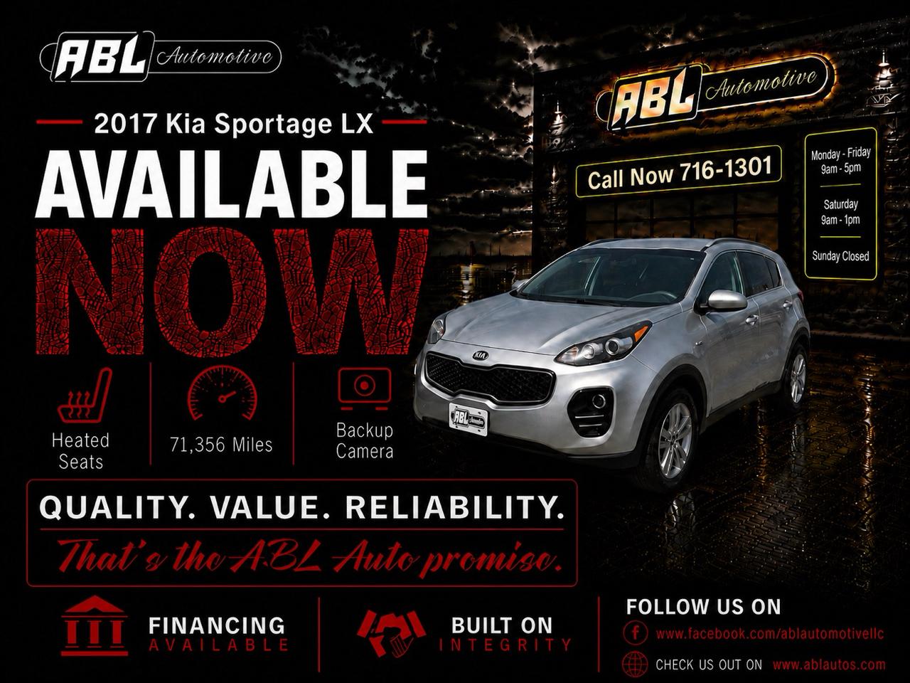 2017 Kia Sportage LX AWD