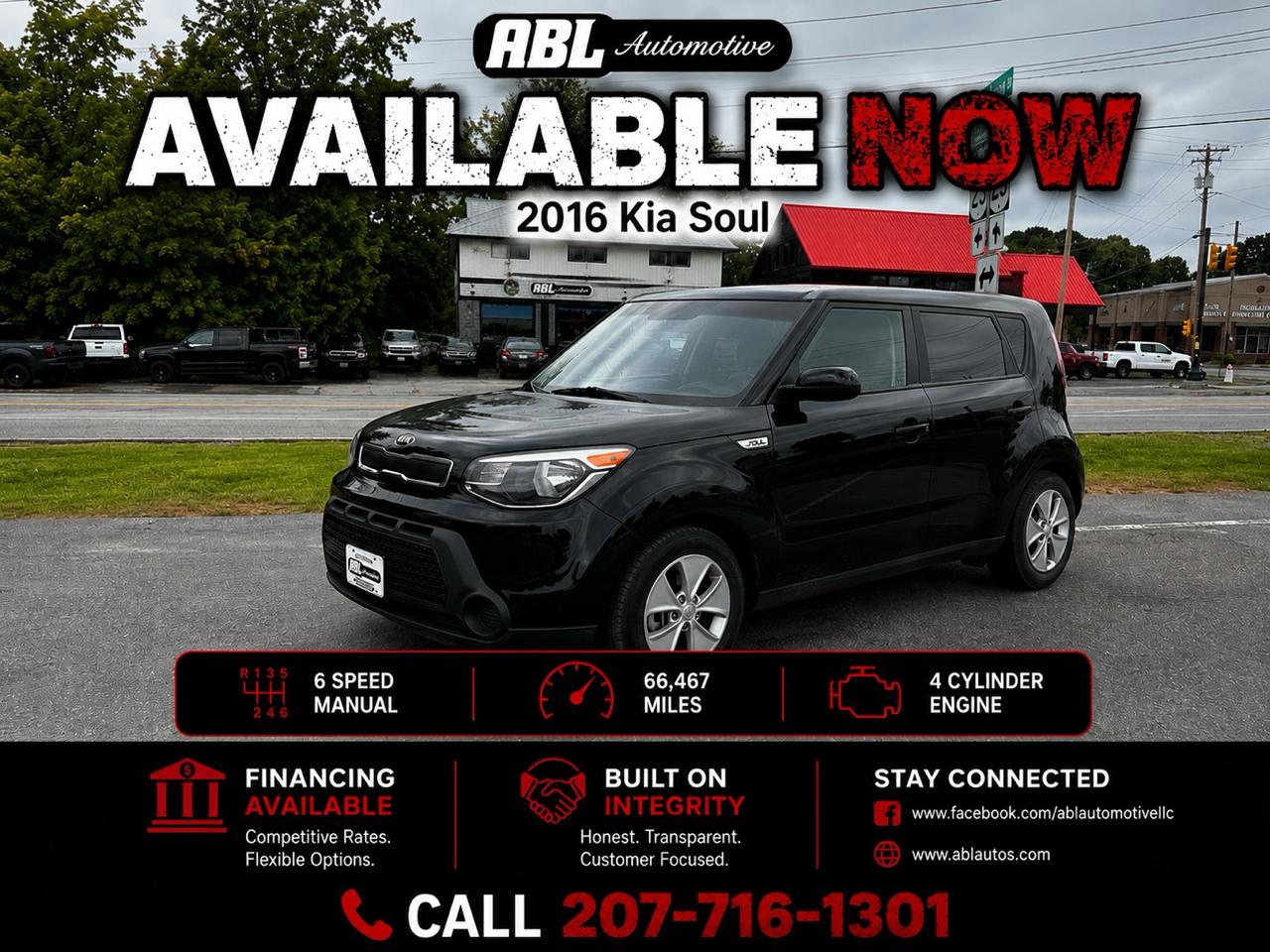2016 Kia Soul 5dr Wgn Man Base