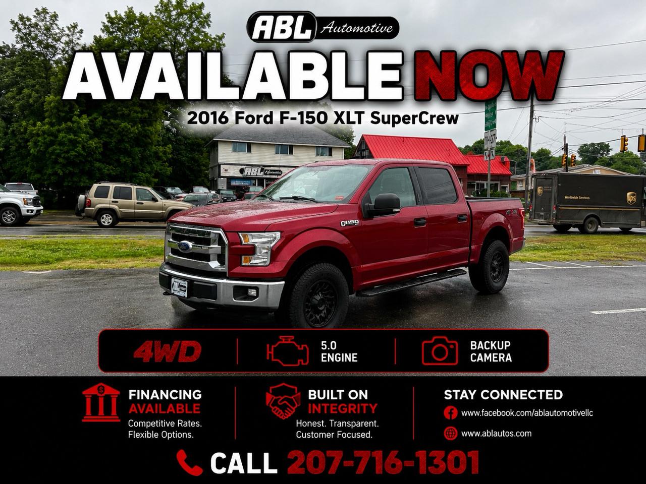 2016 Ford F-150 4WD SuperCrew 145" XLT