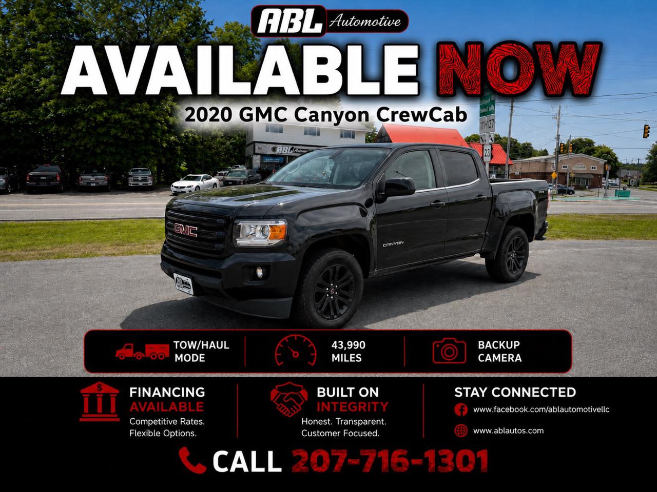 2020 GMC Canyon 4WD Crew Cab 128" SLE